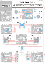 QM001  Precut Quickmask for  MB.200 (KP Models) 1/72